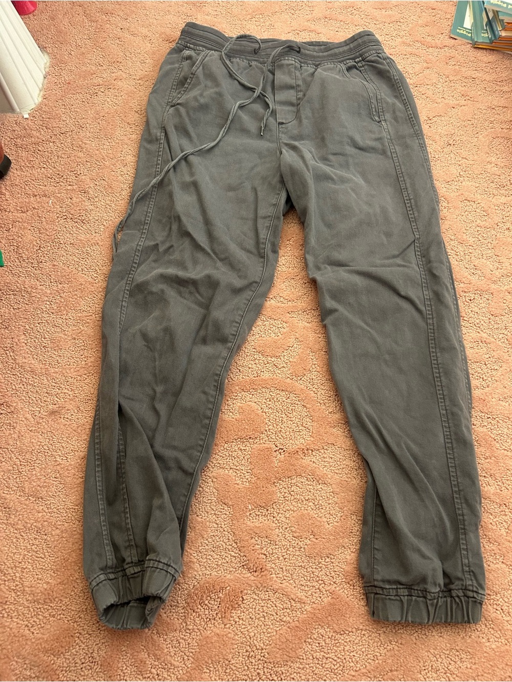 Women’s Pants in Charcoal Gray - Casual Drawstring Trousers